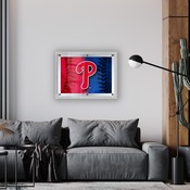 Philadelphia Phillies Backlit LED Sign by Holland Bar Stool Company, AGS-LBLedA-A4MLBPhi