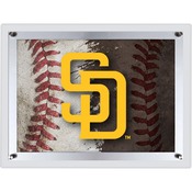 San Diego Padres Backlit LED Sign by Holland Bar Stool Company, AGS-LBLedA-A4MLBSDP