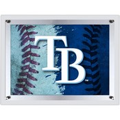 Tampa Bay Rays Backlit LED Sign by Holland Bar Stool Company, AGS-LBLedA-A4MLBTam