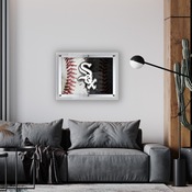 Chicago White Sox Backlit LED Sign by Holland Bar Stool Company, AGS-LBLedA-A4MLBWSx