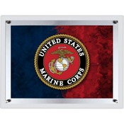 United States Marine Corps Backlit LED Sign by Holland Bar Stool Company, AGS-LBLedA-A4Marine