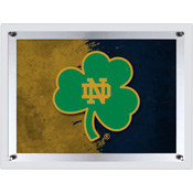 Notre Dame (Shamrock) Backlit LED Sign by Holland Bar Stool Company, AGS-LBLedA-A3ND-Shm