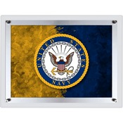 United States Navy Backlit LED Sign by Holland Bar Stool Company, AGS-LBLedA-A3Navy