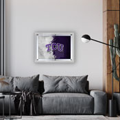 TCU Backlit LED Sign by Holland Bar Stool Company, AGS-LBLedA-A3TexChr