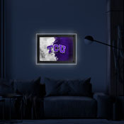 TCU Backlit LED Sign by Holland Bar Stool Company, AGS-LBLedA-A3TexChr