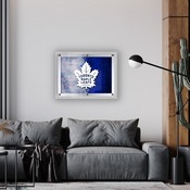Toronto Maple Leafs Backlit LED Sign by Holland Bar Stool Company, AGS-LBLedA-A4TorMpl