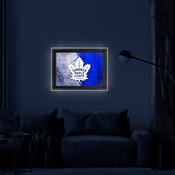 Toronto Maple Leafs Backlit LED Sign by Holland Bar Stool Company, AGS-LBLedA-A4TorMpl
