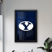 Brigham Young University 15.75" x 23.5" LED Snap Frame Lightbox by Holland Bar Stool Company, LBSnap1624BrigYn