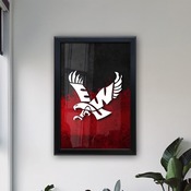 Eastern Washington University 15.75" x 23.5" LED Snap Frame Lightbox by Holland Bar Stool Company, LBSnap1624EastWA