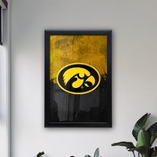 University of Iowa 15.75" x 23.5" LED Snap Frame Lightbox by Holland Bar Stool Company, LBSnap1624IowaUn
