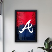 Atlanta Braves 15.75" x 23.5" LED Snap Frame Lightbox by Holland Bar Stool Company, LBSnap1624MLBAtl