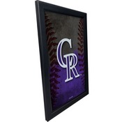 Colorado Rockies 15.75" x 23.5" LED Snap Frame Lightbox by Holland Bar Stool Company, LBSnap1624MLBCol