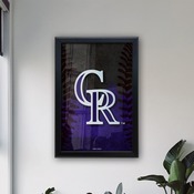 Colorado Rockies 15.75" x 23.5" LED Snap Frame Lightbox by Holland Bar Stool Company, LBSnap1624MLBCol