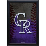 Colorado Rockies 15.75" x 23.5" LED Snap Frame Lightbox by Holland Bar Stool Company, LBSnap1624MLBCol