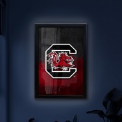 University of South Carolina 15.75" x 23.5" LED Snap Frame Lightbox by Holland Bar Stool Company, LBSnap1624SouCar