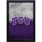 TCU 15.75" x 23.5" LED Snap Frame Lightbox by Holland Bar Stool Company, LBSnap1624TexChr