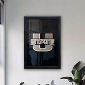 Utah State University 15.75" x 23.5" LED Snap Frame Lightbox by Holland Bar Stool Company, LBSnap1624UtahSt