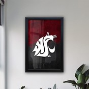 Washington State University 15.75" x 23.5" LED Snap Frame Lightbox by Holland Bar Stool Company, LBSnap1624WashSt
