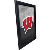University of Wisconsin (W) 15.75" x 23.5" LED Snap Frame Lightbox by Holland Bar Stool Company, LBSnap1624Wisc-W