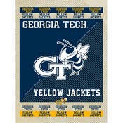 Georgia Tech Canvas Wall Art by Holland Bar Stool Company, AGS-LCnvs1520GATech