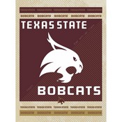 Texas State University Canvas Wall Art by Holland Bar Stool Company, AGS-LCnvs1520TexsSt