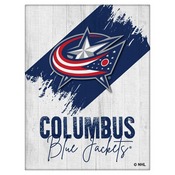 Columbus Blue Jackets Canvas Wall Art (Design 08) by Holland Bar Stool Company, AGS-LCnvs08-1520ColBlu