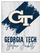 Georgia Tech Canvas Wall Art by Holland Bar Stool Company, AGS-LCnvs1520GATech