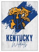 Kentucky "Wildcat" Logo Canvas by Holland Bar Stool Company, AGS-LCnvs1520UKYCat