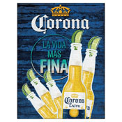 Corona (5 Limes) Canvas Wall Art by Holland Bar Stool Co.
