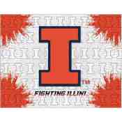 University of Illinois Canvas Wall Art by Holland Bar Stool Company, AGS-LCnvs1520IlliniU