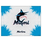 Miami Marlins Canvas Wall Art by Holland Bar Stool, AGS-LCnvs1520MLBMia
