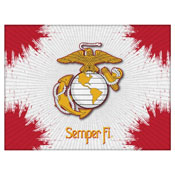 United States Marine Corps (Red/Yellow) Canvas Wall Art by Holland Bar Stool Company, AGS-LCnvs1520MarineRY