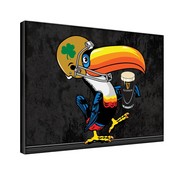 Notre Dame - Guinness (Toucan-2) Canvas Wall Art by Holland Bar Stool Co., AGS-LCnvs-ND-Guin-Tcn2