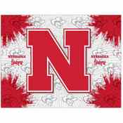 University of Nebraska Canvas Wall Art by Holland Bar Stool Company, AGS-LCnvs1520NebrUn