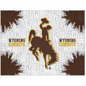 University of Wyoming Canvas Wall Art by Holland Bar Stool Company, AGS-LCnvs1520Wymng