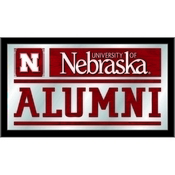 Nebraska Alumni Mirror by Holland Bar Stool Co., MAlumNebrUn