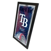 Tampa Bay Rays 15" x 26" Baseball Mirror by Holland Bar Stool Company, MBsblMLBTam