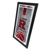 Rutgers 15" x 26" Basketball Mirror by Holland Bar Stool Company, MBsktRutger