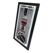 Texas Tech 15" x 26" Basketball Mirror by Holland Bar Stool Company, MBsktTXTech