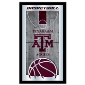 Texas A&M 15" x 26" Basketball Mirror by Holland Bar Stool Company, MBsktTexA-M