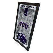 TCU 15" x 26" Basketball Mirror by Holland Bar Stool Company, MBsktTexChr