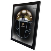 Notre Dame - Guinness (Helmet) 26"x15" Wall Mirror Holland Bar Stool Co., MColND-Guin-Hlm