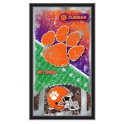 Clemson 15" x 26" Football Mirror by Holland Bar Stool Company, MFtblClmson