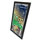 Georgia Tech 15" x 26" Football Mirror by Holland Bar Stool Company, MFtblGATech