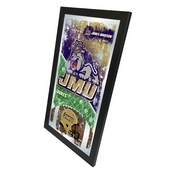James Madison 15" x 26" Football Mirror by Holland Bar Stool Company, MFtblJmsMad
