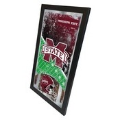 Mississippi State 15" x 26" Football Mirror by Holland Bar Stool Company, MFtblMssStU