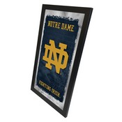Notre Dame 15" x 26" Football Mirror by Holland Bar Stool Company, MFtblNotreD