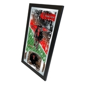 Texas Tech 15" x 26" Football Mirror by Holland Bar Stool Company, MFtblTXTech
