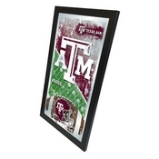 Texas A&M 15" x 26" Football Mirror by Holland Bar Stool Company, MFtblTexA-M