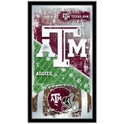 Texas A&M 15" x 26" Football Mirror by Holland Bar Stool Company, MFtblTexA-M